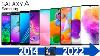 All Samsung Galaxy A Series Phones Evolution 2014 2022