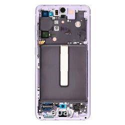 Bloc Complet Galaxy S21 FE Écran LCD Vitre Tactile Original Samsung violet