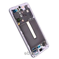 Bloc Complet Galaxy S21 FE Écran LCD Vitre Tactile Original Samsung violet