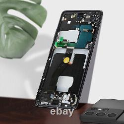 Bloc Complet Galaxy S21 Ultra Écran LCD Vitre Tactile Original Samsung noir