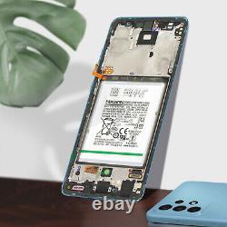 Bloc Complet Samsung Galaxy A52 Écran LCD Vitre Tactile Original Samsung bleu