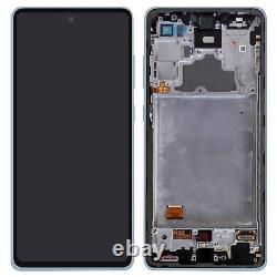 Bloc Complet Samsung Galaxy A72 Écran LCD Vitre Tactile Original Samsung bleu