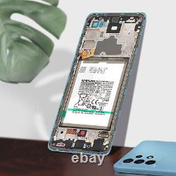 Bloc Complet Samsung Galaxy A72 Écran LCD Vitre Tactile Original Samsung bleu
