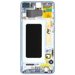 Bloc Complet Samsung Galaxy S10 Plus Écran LCD Vitre Tactile Original bleu