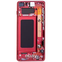 Bloc Complet Samsung Galaxy S10 Plus Écran LCD Vitre Tactile Original rouge