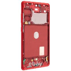Bloc Complet Samsung Galaxy S20 FE 4G Écran LCD Vitre Tactile Original Rouge