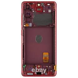 Bloc Complet Samsung Galaxy S20 FE 4G Écran LCD Vitre Tactile Original Rouge