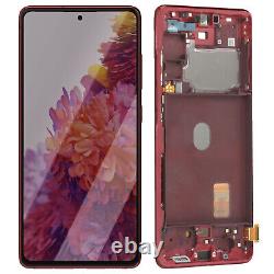 Bloc Complet Samsung Galaxy S20 FE 5G Écran LCD Vitre Tactile Original Rouge