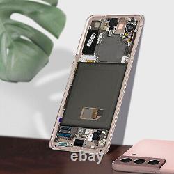 Bloc Complet Samsung Galaxy S21 Écran LCD Vitre Tactile Original Samsung rose