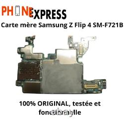 Carte Mère Samsung Galaxy Z Flip 4 SM-F721B 128 Go Débloqué 100% Original