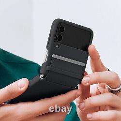 Coque Cuir Samsung Galaxy Z Flip 4 Original Samsung Série Leather Cover Noir