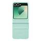 Coque Original pour Samsung Galaxy Z Flip 6 Cuir Vegan Premium Samsung Vert Pâle