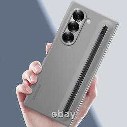 Coque Original pour Samsung Galaxy Z Fold 6 avec S Pen Silicone Samsung Gris