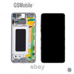 Display Ecran LCD Touch Ecran Cadre Blanc Samsung Galaxy S10e G970F Original