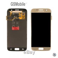 Display Ecran LCD tactile Samsung Galaxy S7 G930F Module Ecran Gold Original