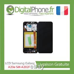 ECRAN LCD ORIGINAL Samsung Galaxy A20e SM-A202F GH82-20186A Black -TVA