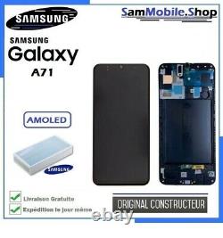 Ecran Complet Amoled Samsung Galaxy A71 / SM-A715F ///100%ORIGINAL/// Noir