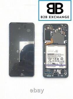 Écran Complet & Batterie & Châssis GRIS Samsung Galaxy S21 5G G991F/B Original