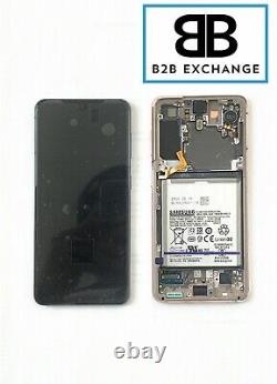 Écran Complet & Châssis & Batterie VIOLET Samsung Galaxy S21 5G G991F/B ORIGINAL