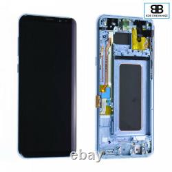 Écran Complet Châssis Bleu Original Samsung Galaxy S8 PLUS G955F Pack Service