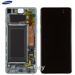 Écran Complet & Châssis Samsung Galaxy S10 SM-G973F ORIGINAL Pack Service Silver
