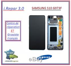 Ecran Complet Original Samsung galaxy S10-G973F Noir-Bleu-vert-Blanc-rouge