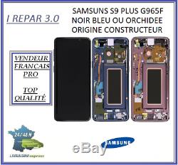 Ecran Complet Original Samsung galaxy S9 Plus G965F Noir Bleu Orchidée/Violet