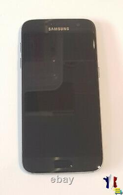 Ecran Complet avec Châssis Noir 100% Original pour Samsung Galaxy S7 G930F A