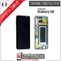 Ecran LCD Argent polaire / Silver Original Samsung Galaxy S8 G950F