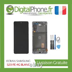 Ecran LCD Blanc Original Samsung Galaxy S20 Fe 4g Sm-g780f Tva