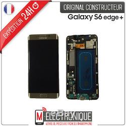 Ecran LCD Gold Original Samsung Galaxy S6 Edge + G928