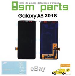 Ecran LCD NOIR Original Samsung Galaxy A8 2018 SM-A530F