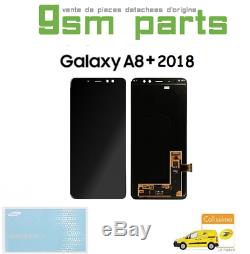 Ecran LCD NOIR Original Samsung Galaxy A8 PLUS 2018 SM-A730F