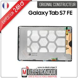Ecran LCD Noir Original Samsung Galaxy Tab S7 Fe 5g Sm-t736b