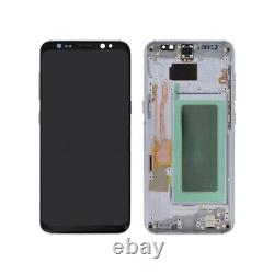 Ecran LCD Original Reconditionné Pour Samsung S8 (g950f) Noir, Argent, Gris