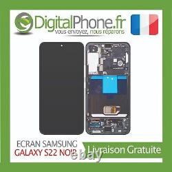 Ecran LCD Original Service Pack Samsung Galaxy S22 Noir (gh82-27520a) -tva