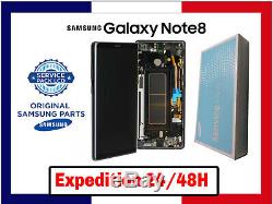 Ecran LCD Original +Vitre Tactile Samsung Galaxy Note 8 SM-N950F Bleu/Noir/Or