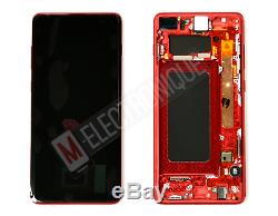 Ecran LCD Rouge Original Samsung Galaxy S10+ Sm-g975f