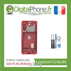Ecran LCD Rouge Original Samsung Galaxy S20 Fe 4g Sm-g780f Tva