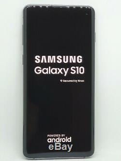 Ecran LCD S10 Samsung Galaxy Original LCD Assemble Sur Chssis Noir G973