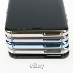 Ecran LCD S8 S8+ S9 S9+ Original Samsung Galaxy, Avec Chassis Noir, Silver