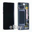 Ecran LCD Tactile Samsung Galaxy S10 Plus G975F noir originale Pack Service