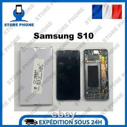 Ecran LCD + Tactile Samsung Galaxy S10 SM-G973 Noir Original (SERVICE PACK)