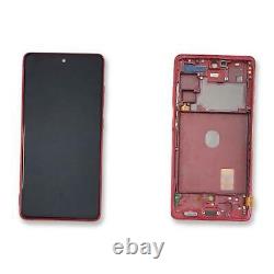 Ecran LCD Vitre Tactile Chassis Original Samsung Galaxy Sm-g781b S20 Fe 5g Rouge
