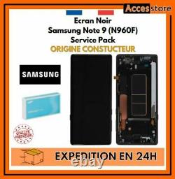 Ecran Noir Samsung Galaxy Note 9 N960F GH97-22269A ORIGINAL