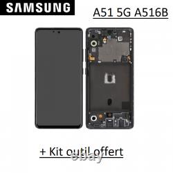 Ecran OLED Samsung Galaxy A51 5G A516B Noir Original + outil