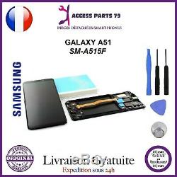 Ecran Original LCD + Vitre Tactile Samsung Galaxy A51 Noir A515F + Outils