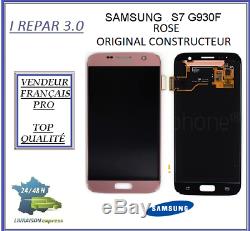 Ecran Original Samsung Galaxy S7 G930F Rose