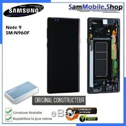Ecran Samsung Galaxy Note 9 N960F 100% ORIGINAL SAMSUNG Bleu + Outils
