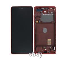Ecran complet Samsung Galaxy S20 FE 4G/5G G780F/G781B original Rouge
